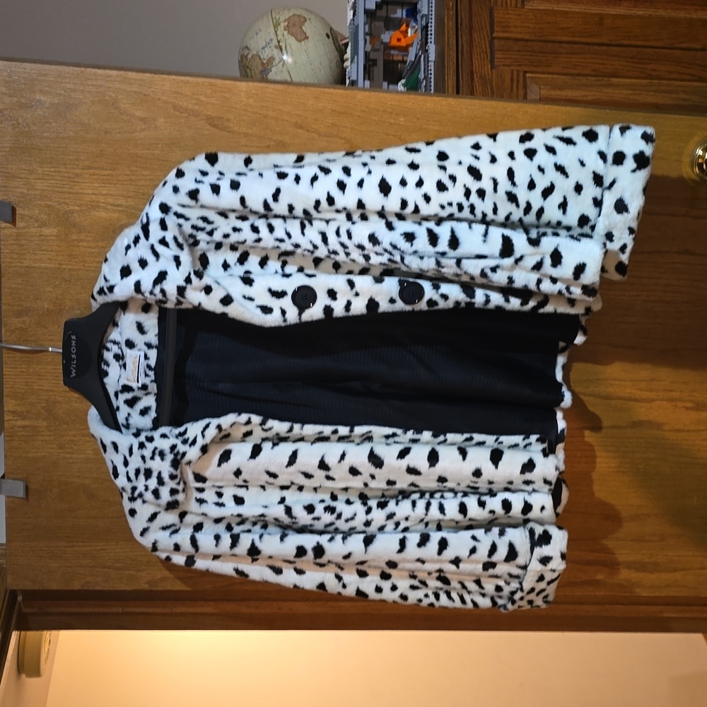 Womens dalmatian swing winter coat